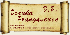 Drenka Prangašević vizit kartica